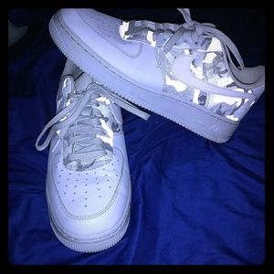 Mens size 12, Camo Airforce one